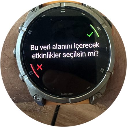 Etkinlik seçimi sorusu